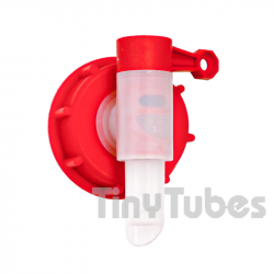 Roter Auslaufhahn-Verschluss D61 Durchflussmenge 1,5 Liter