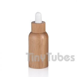 50ml Glasflasche mit Bambusliner