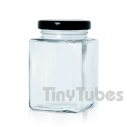 500ml Transparent CUBIC Tiegel Aus Glas