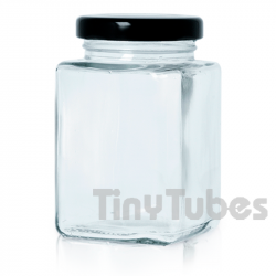 725ml Transparent CUBIC Tiegel Aus Glas