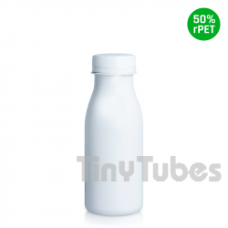 250ml Weiss DAIRY Flasche (50% RPET)