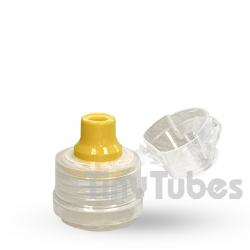 Fliptop 28/410 gelb und transparent