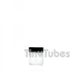 Transparenter Glasbehälter 30ml