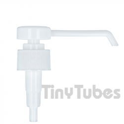 Lang weiße dispenserpumpe für Flüssigkeiten 28 Tube 145mm