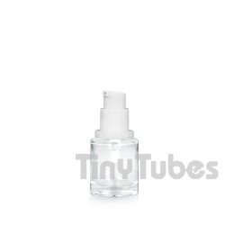 15ml Transparent SERUM Flasche aus Glas 