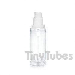 30ml Transparent SERUM Flasche aus Glas 