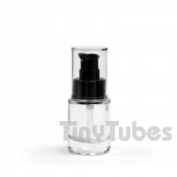 15ml Transparent SERUM Flasche aus Glas 