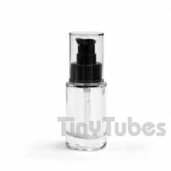 30ml Transparent SERUM Flasche aus Glas 