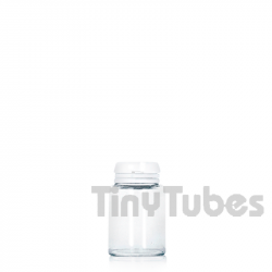 Pillendose aus Glas 8ml Transparent
