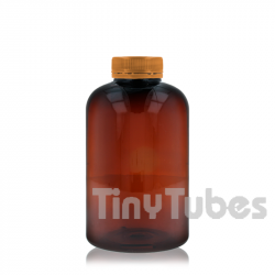 500ml amber PET Pillendosen