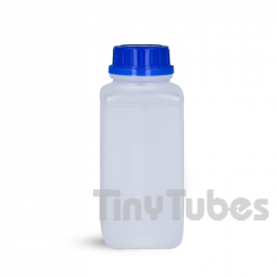 Quadratische 750 ml Flasche aus Hochdichte Material, zugelassen