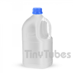 2500ml Quadratische Flasche für Flüssigkeiten Naturfarbe UN-X