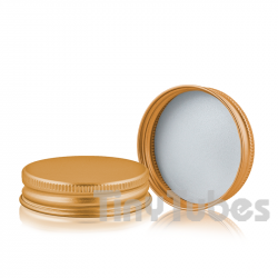 Golden Deckel Tiegel aus Glas 50ml